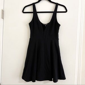 Black Express Skater Dress/Romper